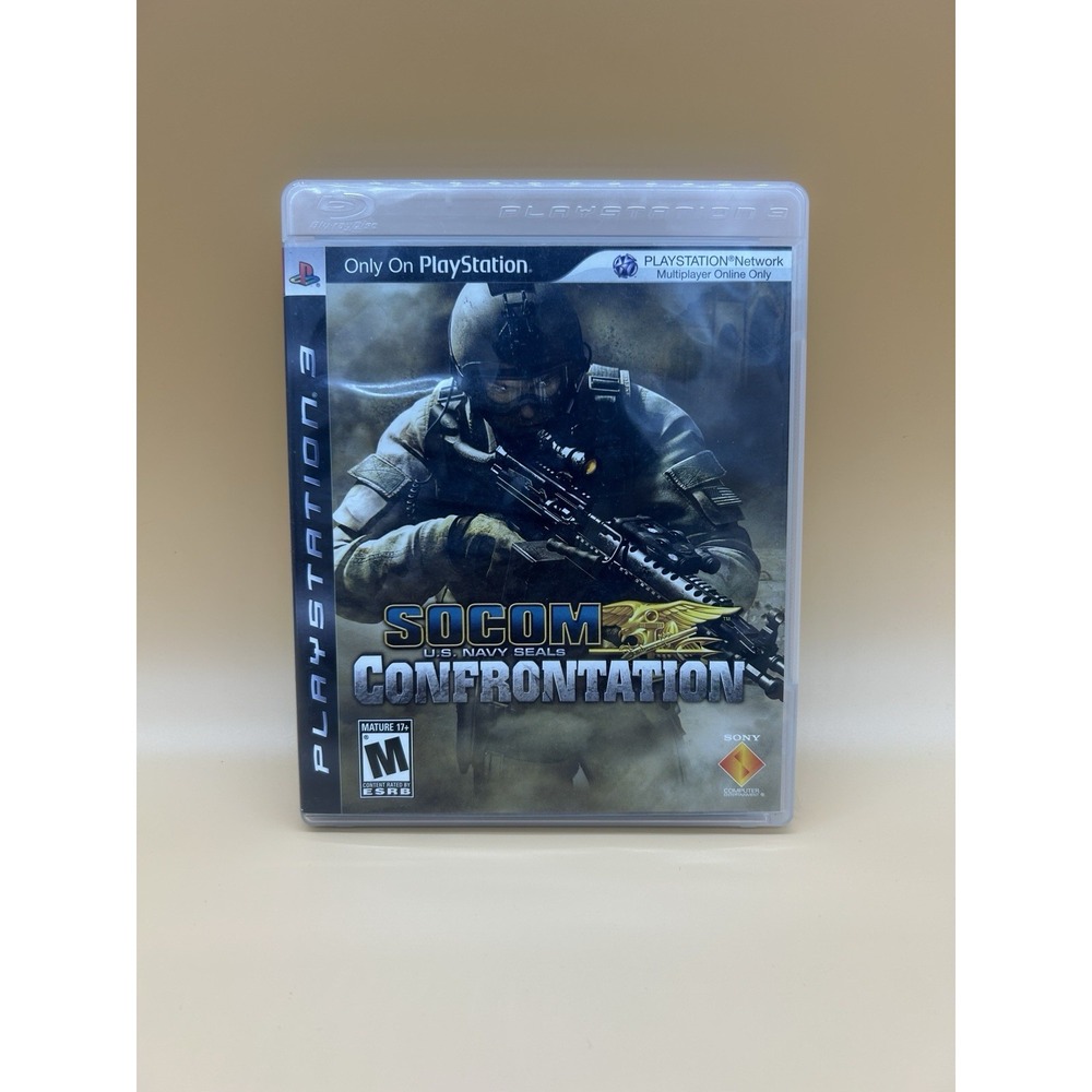 SOCOM U.S. Navy SEALs Confrontation PS3 Complete CIB Tested PlayStation 3